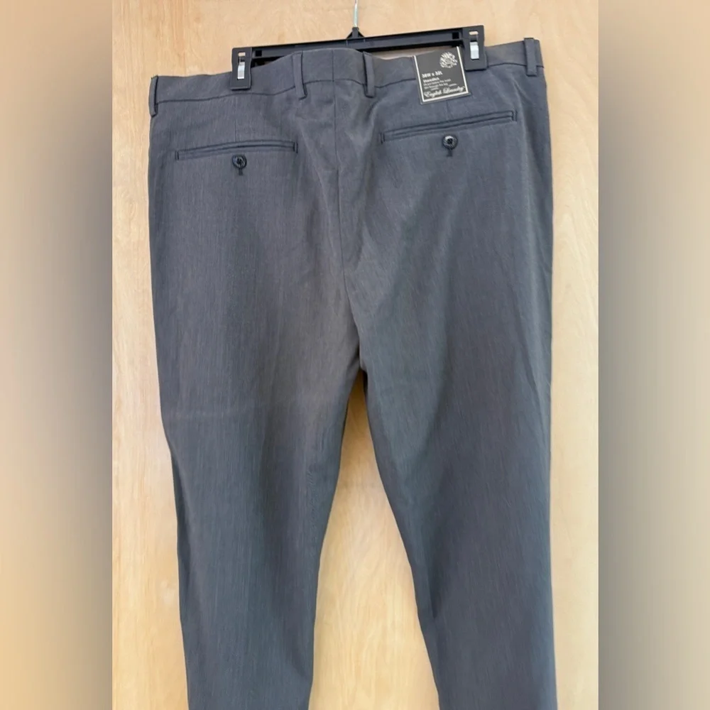 English Laundry Men's Charcoal Dress Pants